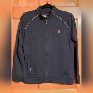 Cutter & Buck Vintage Detroit Tigers Navy Full-Zip Jacket